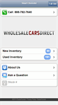 Mobile Screenshot of inventory.wholesalecarsdirect.com